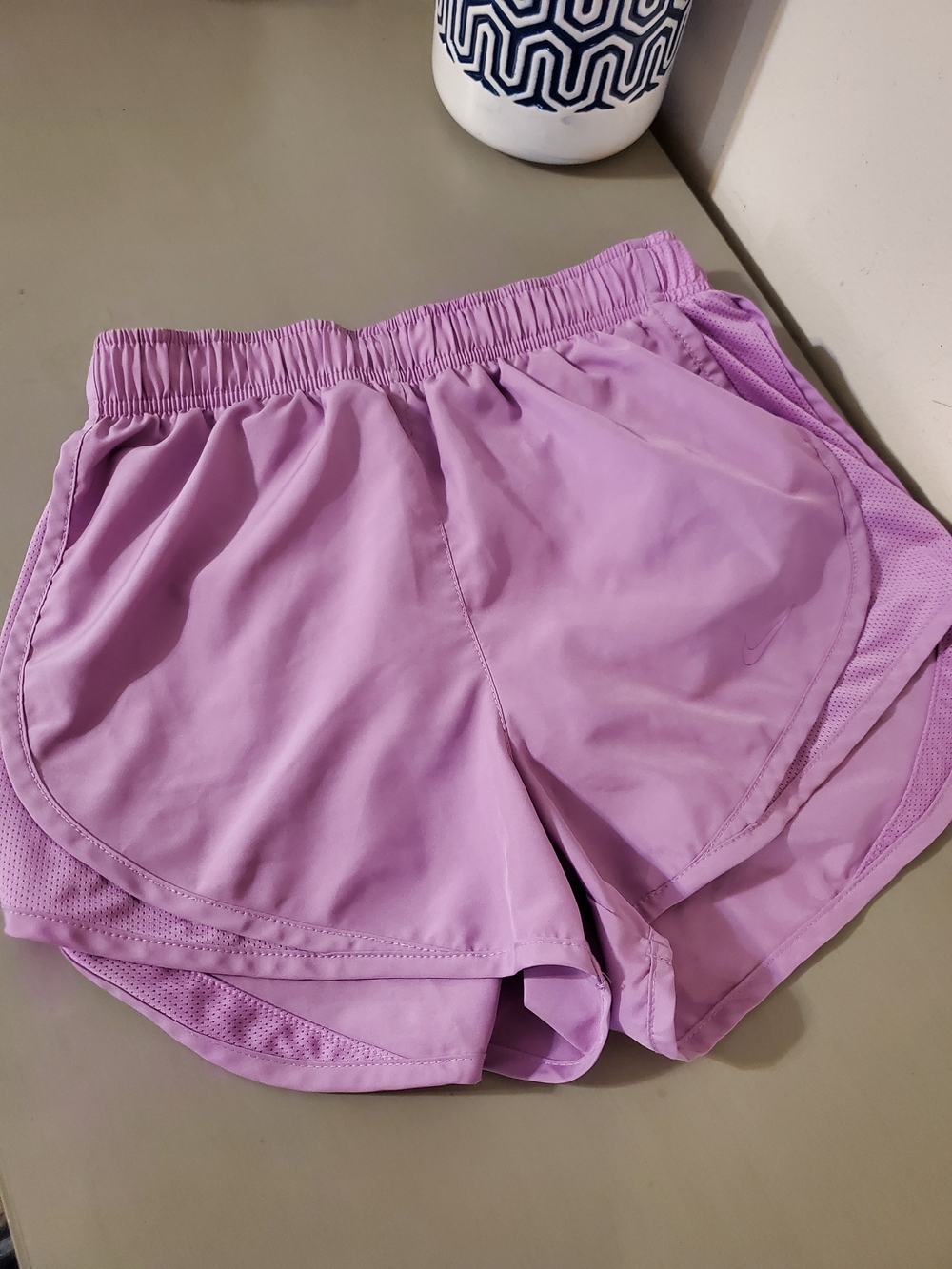 Nike Lavender Active Running Shorts Dri-Fit Sz XS